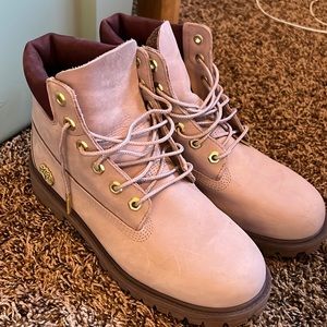 Pink/Purple Timberland boots!